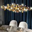 GobekUsa Copper Branch Pendant Chandelier for Luxury Living Room & Restaurant
