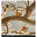 GobekUsa Copper Branch Pendant Chandelier for Luxury Living Room & Restaurant