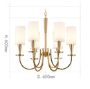GobekUsa Copper Ceiling Chandelier for Living Room Kitchen Bedroom Lighting