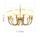 GobekUsa Copper Ceiling Chandelier for Living Room Kitchen Bedroom Lighting