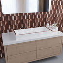 Copper 12x12 Honed Brick PVC Peel & Stick Tile (10 pack, 10 sq ft/case)