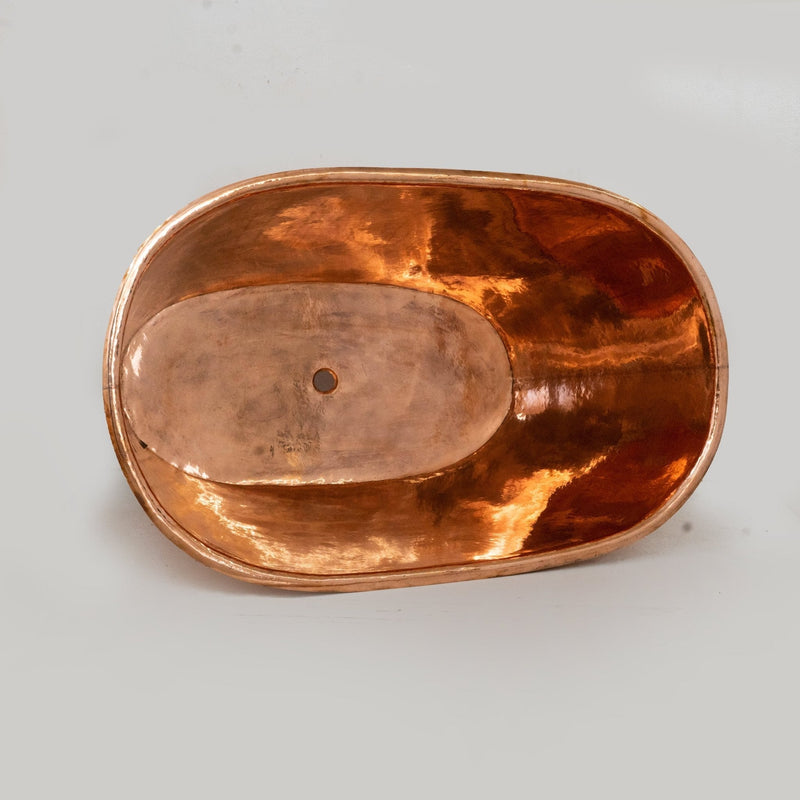 Copper Soaking Tub, Copper Bathtub, Free Standing Copper Tub