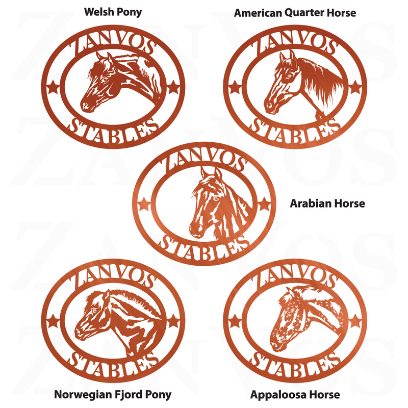 Horse Breed Monogram