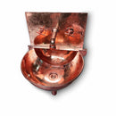 Copper Wall Mount Sink With Faucet