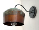 COPPER Handcrafted Rustic Farmhouse Wall Sconce Light by The Lamp Goods