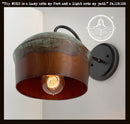 Handcrafted Copper Farmhouse Ceiling Light | 8.5" Flush Mount by The Lamp Goods