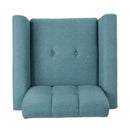 Mid Century Fabric Channel Stitch Club Chair by HouseOfZazla