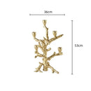 GobekUsa Golden Bough Candelabrum Tree Candlestick Holder for Wedding Decoration