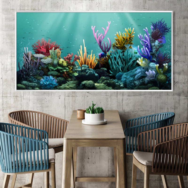 Coral Waters Canvas