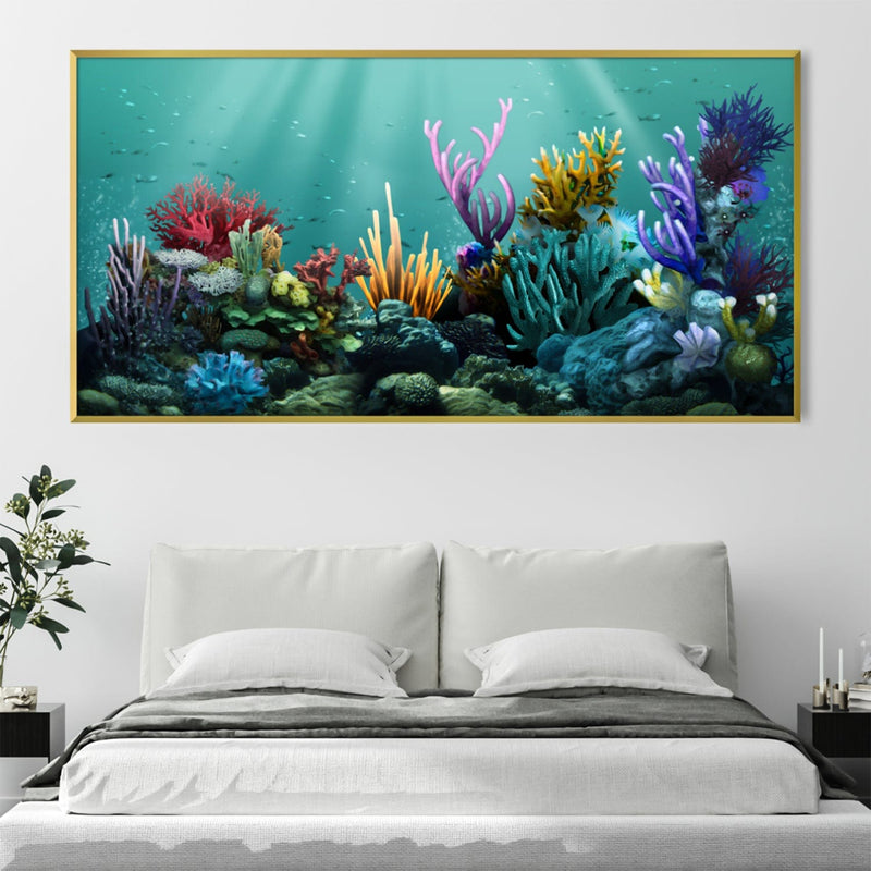 Coral Waters Canvas