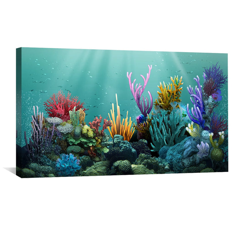 Coral Waters Canvas