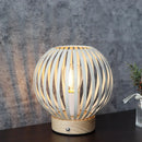 6'H Rechargeable Touch Bedside Table Lamp(Round) by JHY DESIGN