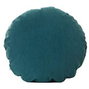 Corduroy round pillow cover living room solid stripe decor by Decorbites