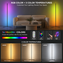 2-Pack RGBCW Corner Floor Lamps by EP Designlab LLC