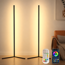 2-Pack RGBCW Corner Floor Lamps by EP Designlab LLC