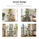 GobekUsa 6-tier Corner Plant Stand - Space-saving Display Shelf