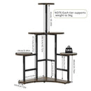 GobekUsa 6-tier Corner Plant Stand - Space-saving Display Shelf