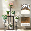 GobekUsa 6-tier Corner Plant Stand - Space-saving Display Shelf