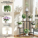 GobekUsa 6-tier Corner Plant Stand - Space-saving Display Shelf