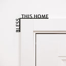 Wooden Corner Quote – Bless This Home