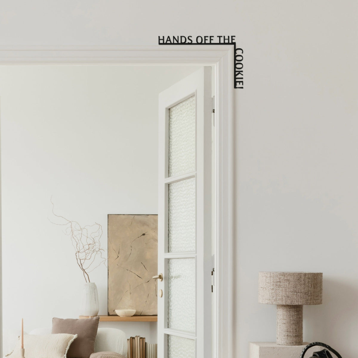 Wooden Corner Quote – Hands Off the Cookie!, photo 3 of 10