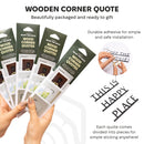 Wooden Corner Quote – Bless This Home