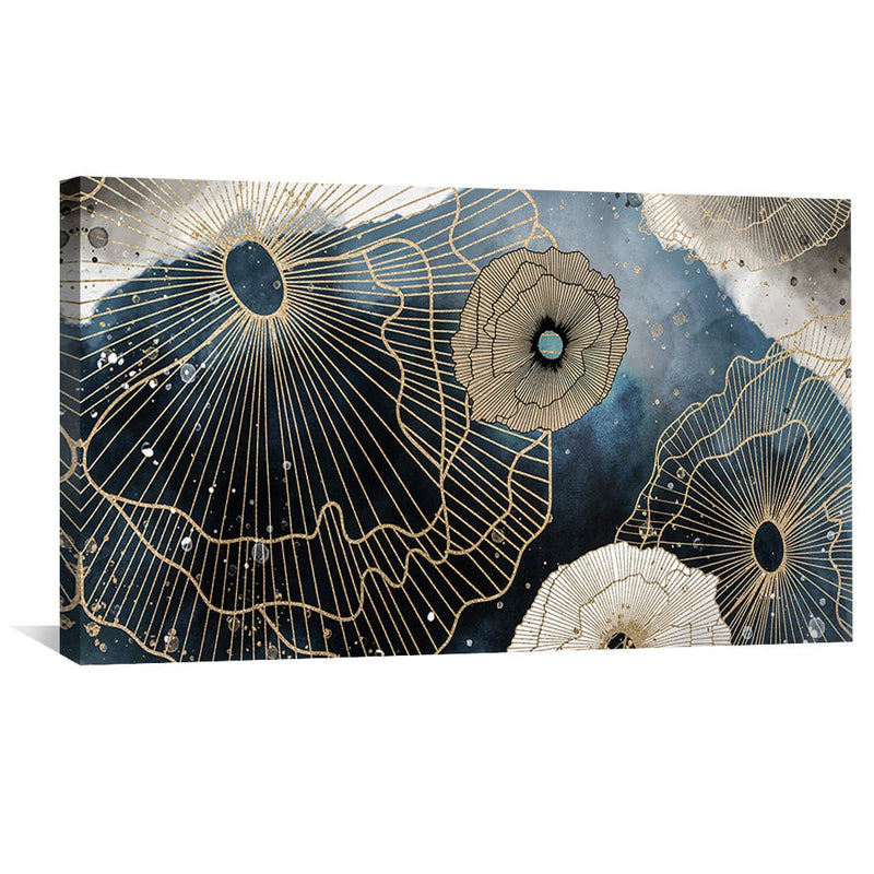 Cosmic Blooms Canvas