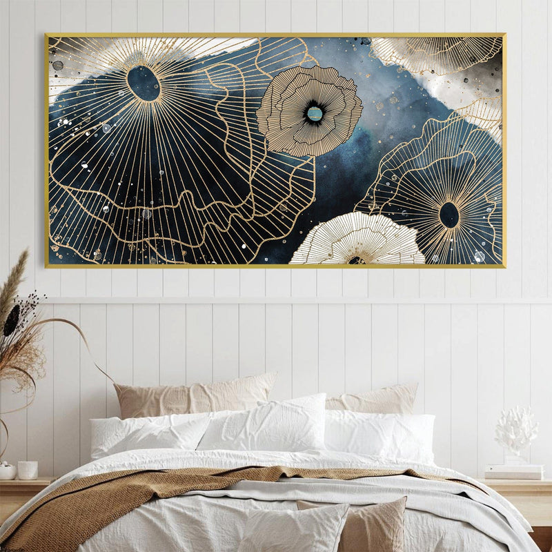 Cosmic Blooms Canvas