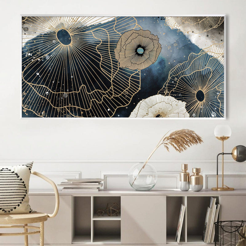 Cosmic Blooms Canvas