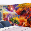 Cosmic colorful clouds tapestry – bedroom wall hanging decor by Decorbites