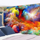 Cosmic colorful clouds tapestry – bedroom wall hanging decor by Decorbites