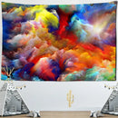 Cosmic colorful clouds tapestry – bedroom wall hanging decor by Decorbites