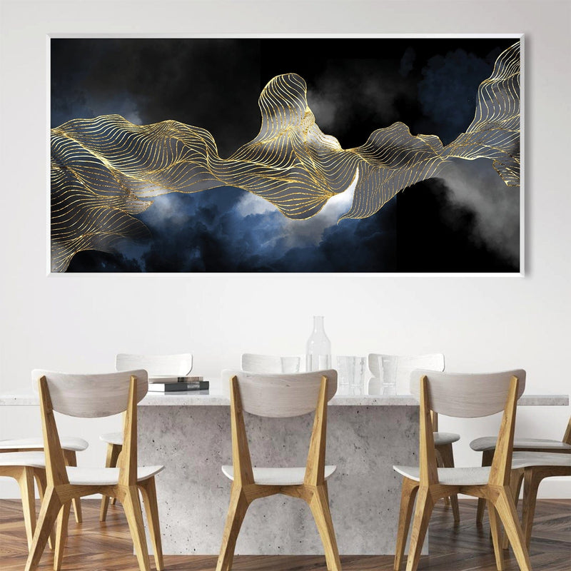 Cosmic Currents Canvas