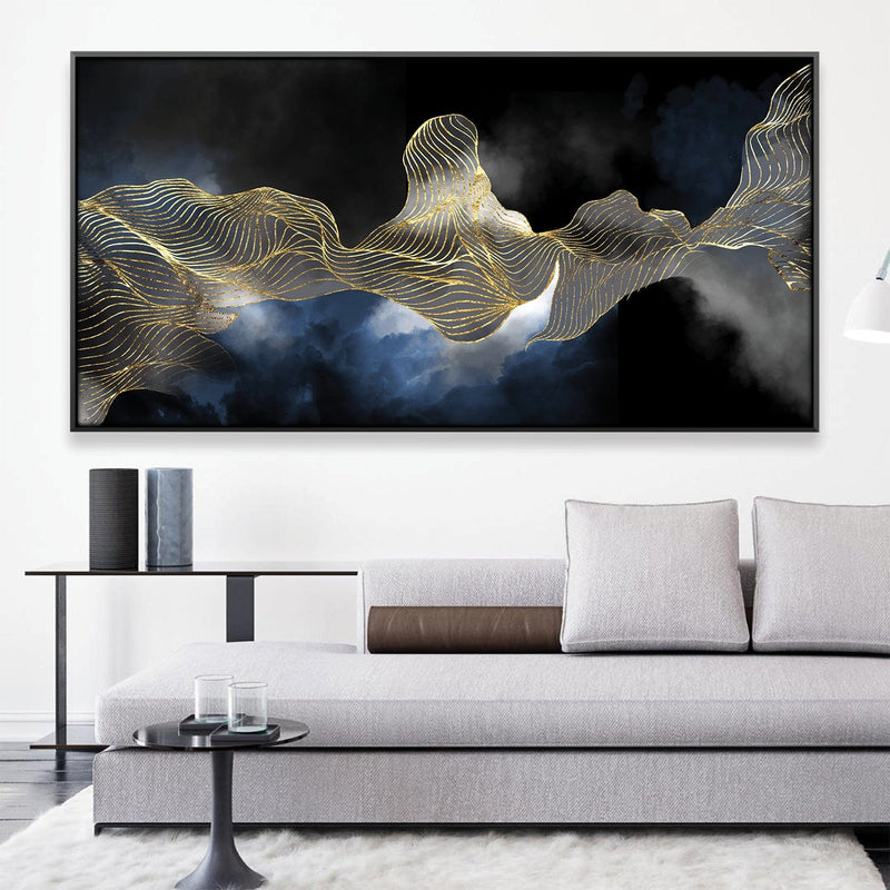 Cosmic Currents Canvas