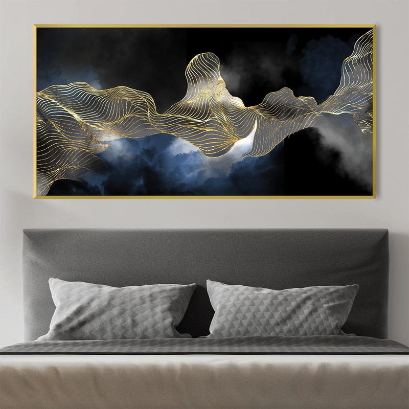 Cosmic Currents Canvas