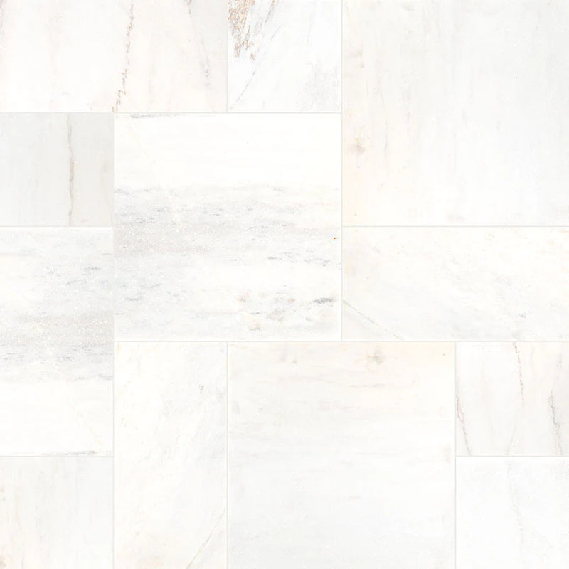 MSI Cosmic White Sandblast Marble Pavers