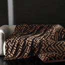 GobekUsa Cosy Faux Rabbit Plush Blanket in Milk Velvet for Single Sofa Decoration & Napping