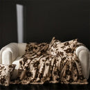 GobekUsa Cosy Faux Rabbit Plush Blanket in Milk Velvet for Single Sofa Decoration & Napping