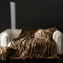 GobekUsa Cosy Faux Rabbit Plush Blanket in Milk Velvet for Single Sofa Decoration & Napping