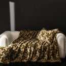 GobekUsa Cosy Faux Rabbit Plush Blanket in Milk Velvet for Single Sofa Decoration & Napping