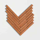 Cotto Natural Large Herringbone Terracotta Mosaics 13 1/2x15 5/8