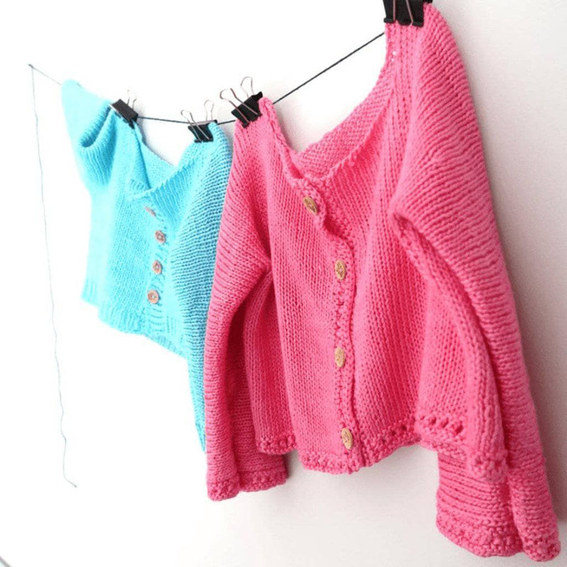 Cotton Candy Baby Cardigan Knitting Pattern