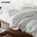 GobekUsa 100% Cotton White Duvet Cover Set