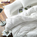 GobekUsa 100% Cotton White Duvet Cover Set