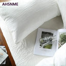 GobekUsa 100% Cotton White Duvet Cover Set