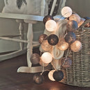 GobekUsa Cotton Garland LED String Lights, Home Decor
