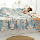 GobekUsa Cotton Gauze Boho Throw Blanket - Cozy Bedspread & Sofa Cover