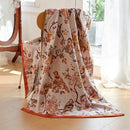 GobekUsa Cotton Gauze Peacock Bath Towel - Soft, Skin-Friendly, Quick Dry - 90x180cm