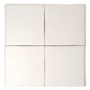 Cotton Matte Bullnose Ceramic Moldings 6x6