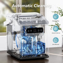 Countertop Ice Maker,Portable Ice Machine with Handle,for Home/Kitchen/Camping/RV Z3424-BLACK